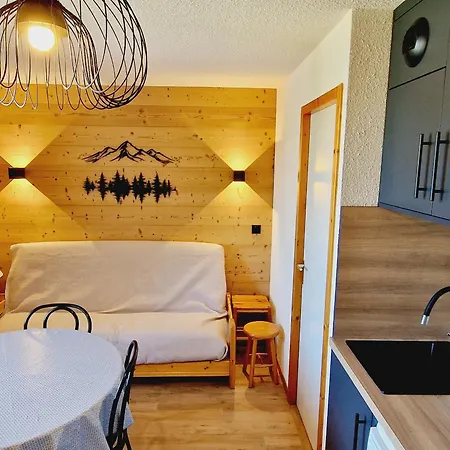Appartement 2p Cabine, Renove, Balcon, Parking Gratuit, Pied Des Pistes - Fr-1-755-22