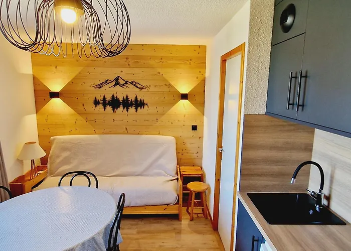 Апартаменты 2p Cabine, Renove, Balcon, Parking Gratuit, Pied Des Pistes - Fr-1-755-22